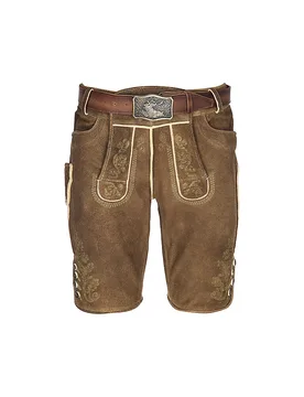 Culotte en cuir traditionnel Vitus camel 48 - Gweih & Silk - FashionsVida