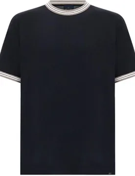 Paul & Shark - Camiseta de hombre manga corta Xsoft con constraste en cuello y mangas - PAUL & SHARK - FashionsVida