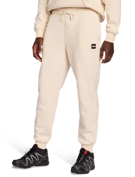 Embroidered Hooded Men Pants - Beige - Size XS - Cotton Fleece - Beige - Size: Extra Small - LCKR - FashionsVida
