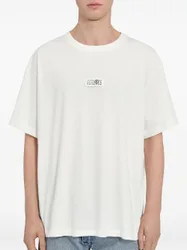 T-shirt bianco uomo logo