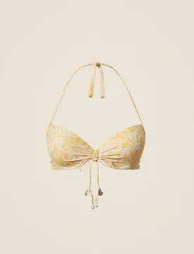 Haut de maillot de bain push-up avec imprimé botanique - TWINSET - FashionsVida