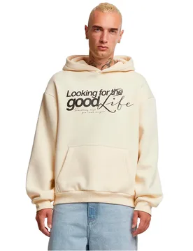 Felpa Con Cappuccio For The Good Fluffy White Sand 5XL - Mister TEE - FashionsVida