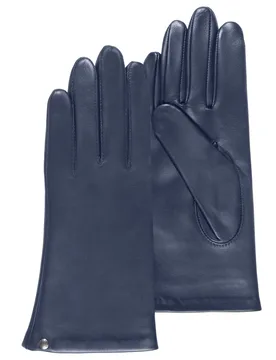 Gants cuir doublé soie Marine marine 6 - Isotoner - FashionsVida