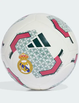 Pallone Real Madrid Home Club 5 White / Aurora Ivy - Adidas - FashionsVida