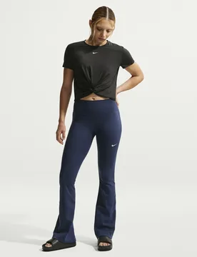 Leggings mit hoher Taille, Damen One - Bleu - female - Size: M - Nike - FashionsVida