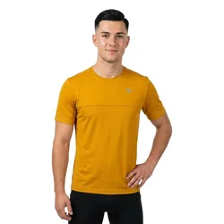 Maglia A Maniche Corte Nicklas Dark Mustard