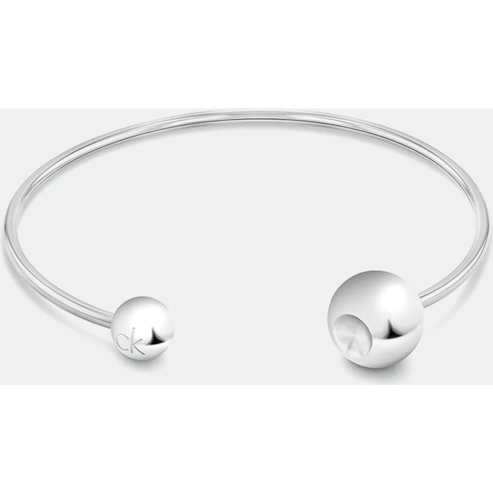 Pulsera Scupltural Bubbles de acero y circonita - Calvin Klein - FashionsVida