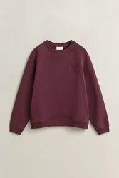 TONAL GRAPHIC RAGLAN C-NECK SWEAT female