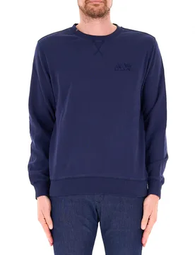 SUN68 Felpa garzata BLU SCURO M - Sun68 - FashionsVida