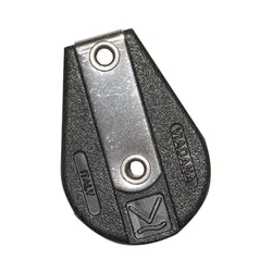 Single Pulley Black / Grey 10 mm unisex