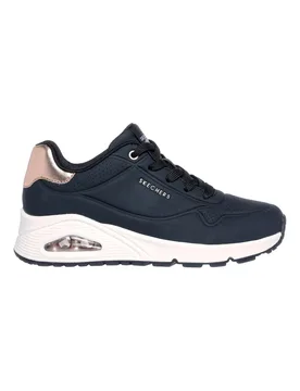 Sneakers nere con suola bianca e dettagli oro Uno Golden Air 39 - Skechers - FashionsVida