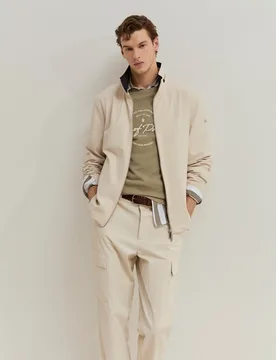 Chaqueta de hombre en tejido técnico - Lion of Porches - FashionsVida