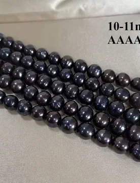 Mm 4A Natural Freshwater Pearl Black Round Fine Gift 100%Isolated Bead Women Jewelry Make DIY Necklace Bracelet Accessories - Aliexpress - FashionsVida