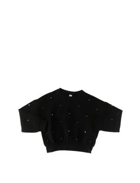 IDO Felpa girocollo NERO M - iDO - FashionsVida