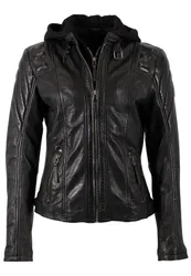 Lederjacke - Chasey - S bis 5XL - für Damen - Größe S - schwarz - Frauen - female