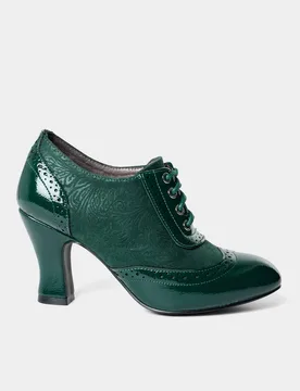 Women's Lovely Lucy Lace Up Shoes in Green Size: 7 - Green - Size: 7 - Joe browns - FashionsVida