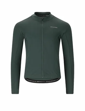 Maglia da ciclismo invernale da uomo Megah verde scuro L - Endurance - FashionsVida