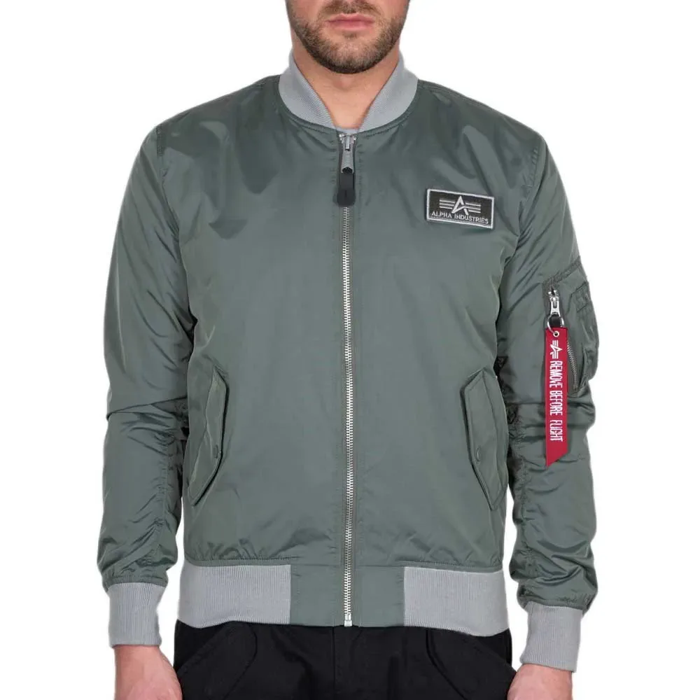 Industries Giacca Ma-1 Ttc Vintage Green / Silver M - ALPHA - FashionsVida