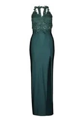Kleid Lang ohne Arm female