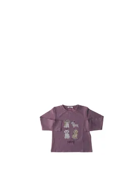 T-shirt con strass BABY ROSA MALVA 4A - Liu jo - FashionsVida