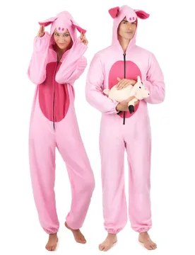 Süsses Schwein Paarkostüm rosa - BCI - FashionsVida