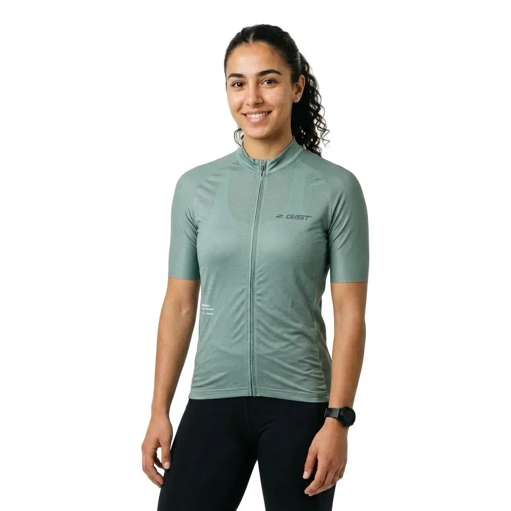 Maglia A Maniche Corte Kin Sage Green - Gist - FashionsVida