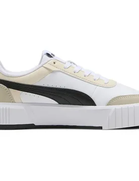 Sneaker Carina Mia White / Black / Desert Dust EU 38 - Puma - FashionsVida