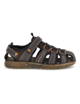 Sandali marroni con sottopiede in vera pelle CA1013 40 - CANGURO - FashionsVida