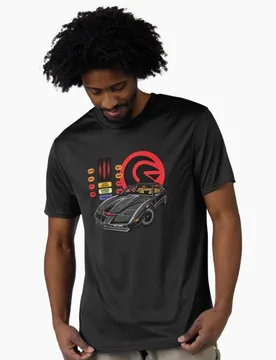 KITT Retro Knight Rider 80s Retro Car Gift t shirt 100% cotton printed tee Short Sleeve Graphic Clothes All size tops S-6XL - Aliexpress - FashionsVida