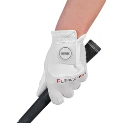 Handschuh Weather mit All4Golf Ballmarker, weiss one_size_fits_all