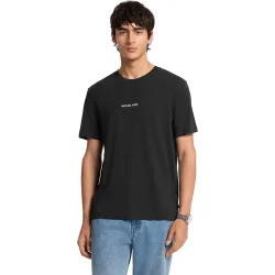 Camiseta de hombre logotipo delantero y print trasero