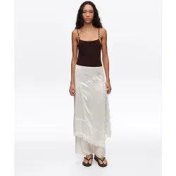 Falda de mujer pantalón encajes