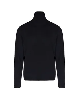 Pull à col roulé bleu marine XL - Woolrich - FashionsVida
