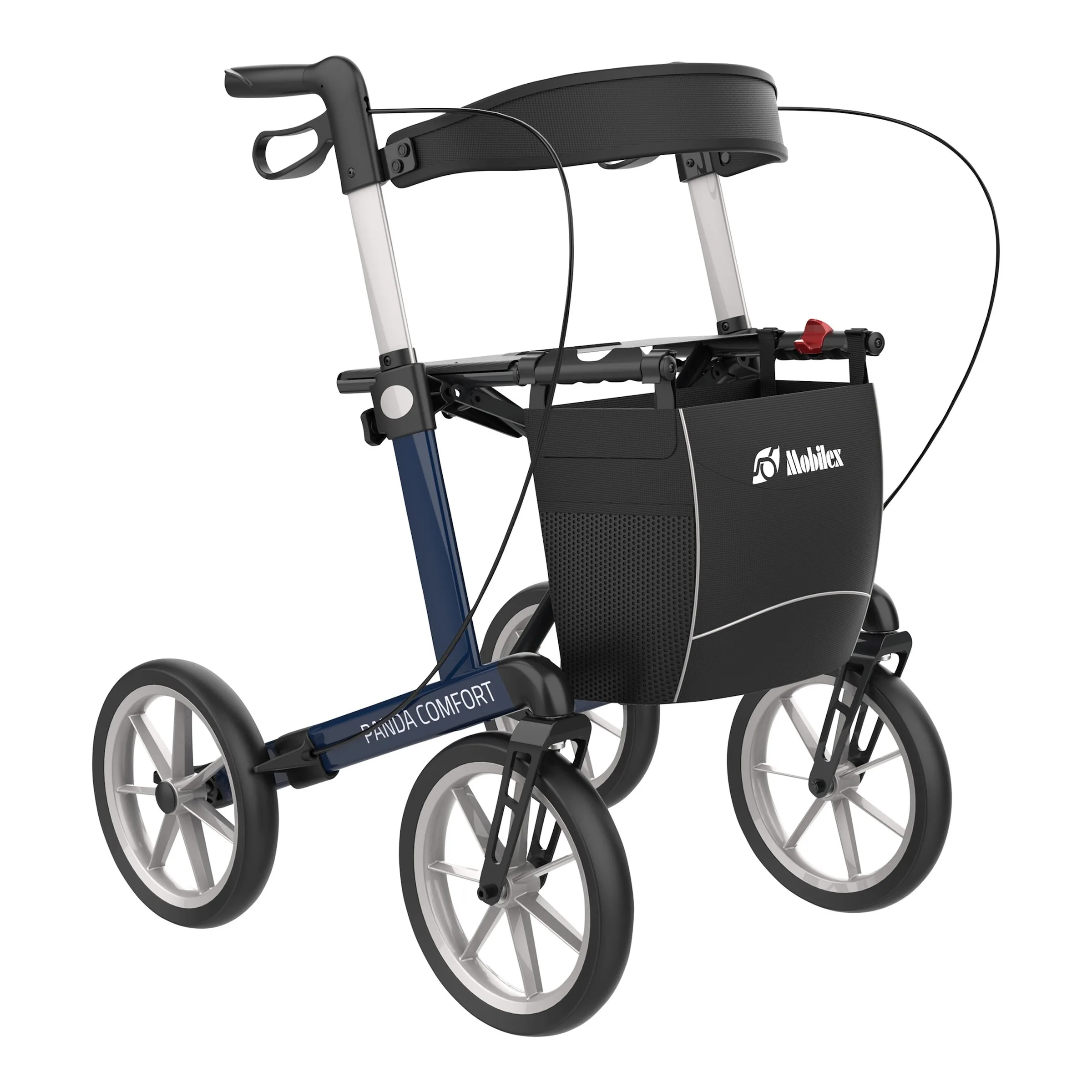Rollator "Panda“ schwarz blau - Mobilex - FashionsVida