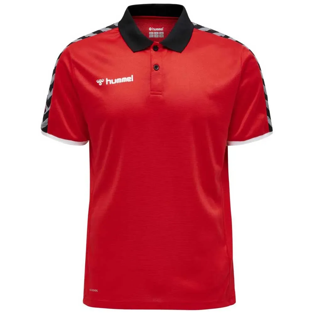 Polo à Manches Courtes Authentic Functional True Red S - Hummel - FashionsVida