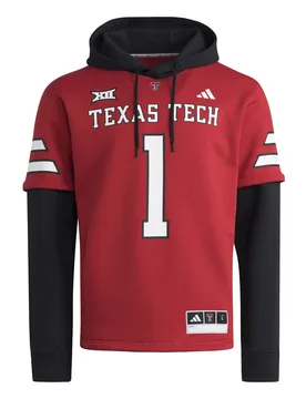 Hoodie Domicile Texas Tech - Rouge - male - Size: 2XL - Adidas - FashionsVida
