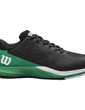 Rush Pro Ace Clay Shoes Black / Bosphorus / White UK 7 - Wilson - FashionsVida