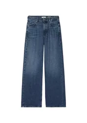 Denim Trousers, High Waist, Wide Le female