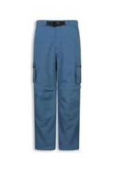 Camp Cargo Mens Zip-Off Pants Short Length - Blue - Blue - Size: W32