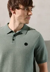 Street One Kurzarmpullover male Grün