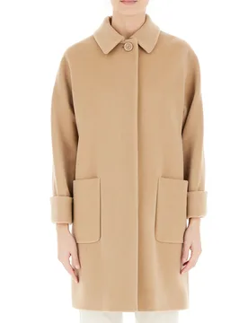Cappotto in lana BEIGE 46 - Cinzia Rocca - FashionsVida