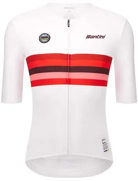 Maglia A Maniche Corte Uci World Champion Japan 2025 Print - Santini - FashionsVida