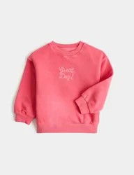 Cotton Rich Graphic Sweatshirt (2-8 Yrs) Red male