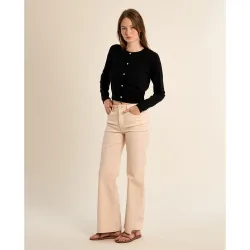 Pantalón de mujer largo perneras rectas