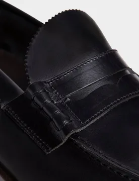 Mocasines de hombre de piel con antifaz - Glent - FashionsVida