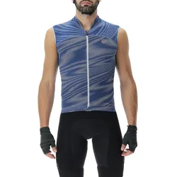 Maglia Senza Maniche Biking Wave Vibrant Blue