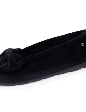 Chaussons ballerines confort Nœud Noir noir 40 - Isotoner - FashionsVida