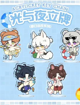 Light and night love summer swimsuit series acrylic 10CM standing brand cute cartoon Qisri Xiao Yi Charlie Sue decoration - Aliexpress - FashionsVida