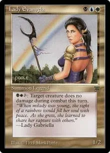 Lady Evangela Legends - Magic: The Gathering - FashionsVida