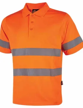 T-shirt à Manches Courtes Enif 30 Unités Orange Fluo M - U-Power - FashionsVida